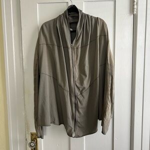 Vintage Anthropology/Pure+Good Green Full Zip Flowy Jacket